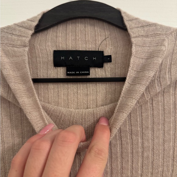 Hatch The Peyton Sweater Dress Oat Melange - Picture 5 of 6